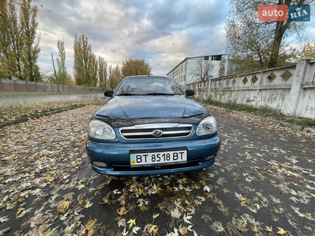 Синій ЗАЗ Ланос, об'ємом двигуна 1.5 л та пробігом 191 тис. км за 2799 $, фото 1 на Automoto.ua