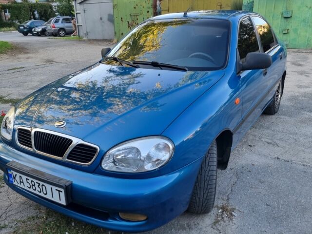 Синий ЗАЗ Ланос, объемом двигателя 1.4 л и пробегом 77 тыс. км за 4500 $, фото 1 на Automoto.ua