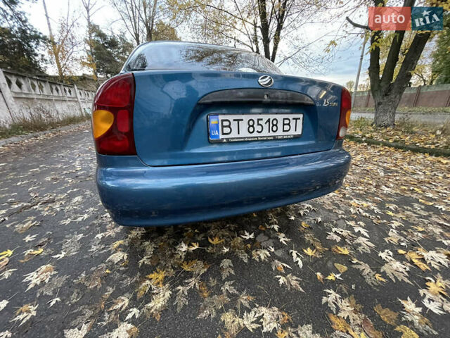 Синій ЗАЗ Ланос, об'ємом двигуна 1.5 л та пробігом 191 тис. км за 2799 $, фото 12 на Automoto.ua