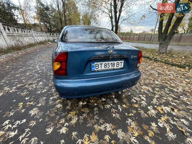 Синій ЗАЗ Ланос, об'ємом двигуна 1.5 л та пробігом 191 тис. км за 2799 $, фото 13 на Automoto.ua