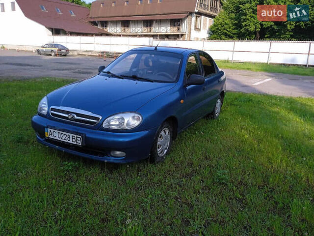 Синий ЗАЗ Ланос, объемом двигателя 1.6 л и пробегом 160 тыс. км за 2500 $, фото 2 на Automoto.ua