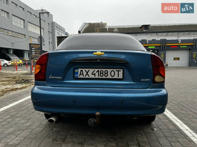 Синій ЗАЗ Ланос, об'ємом двигуна 1.5 л та пробігом 150 тис. км за 3250 $, фото 1 на Automoto.ua