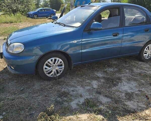 Синий ЗАЗ Ланос, объемом двигателя 1.5 л и пробегом 160 тыс. км за 3000 $, фото 2 на Automoto.ua