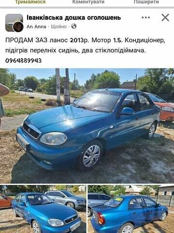Синий ЗАЗ Ланос, объемом двигателя 1.5 л и пробегом 160 тыс. км за 3000 $, фото 5 на Automoto.ua