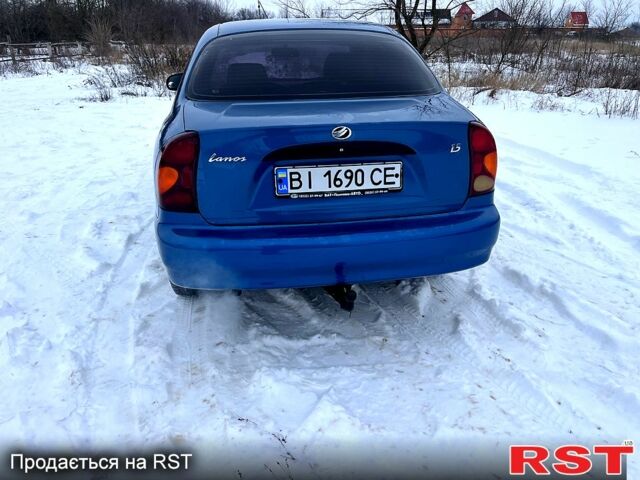 Синій ЗАЗ Ланос, об'ємом двигуна 1.5 л та пробігом 184 тис. км за 2650 $, фото 3 на Automoto.ua