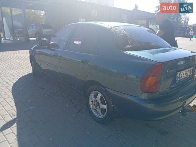 Зеленый ЗАЗ Ланос, объемом двигателя 1.6 л и пробегом 316 тыс. км за 3000 $, фото 4 на Automoto.ua