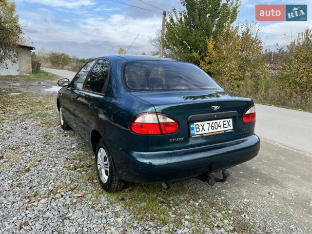 Зеленый ЗАЗ Ланос, объемом двигателя 1.3 л и пробегом 160 тыс. км за 1750 $, фото 4 на Automoto.ua