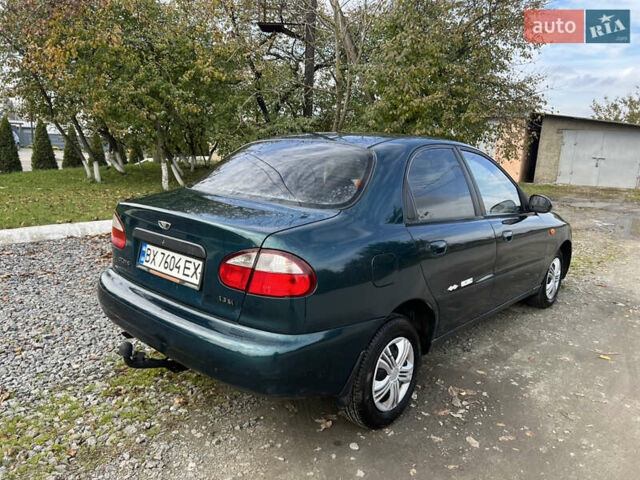 Зеленый ЗАЗ Ланос, объемом двигателя 1.3 л и пробегом 160 тыс. км за 1750 $, фото 3 на Automoto.ua