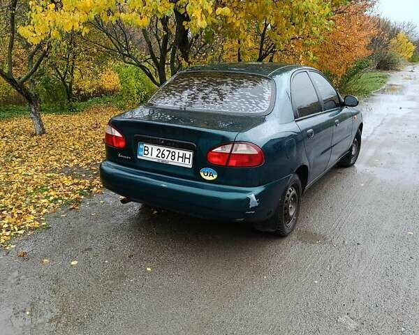 ЗАЗ Ланос 2006 в Кременчуге на Automoto.ua Зеленый ЗАЗ Ланос, объемом двигателя 1.6 л и пробегом 170 тыс. км за 2600 $, фото 1 на Automoto.ua