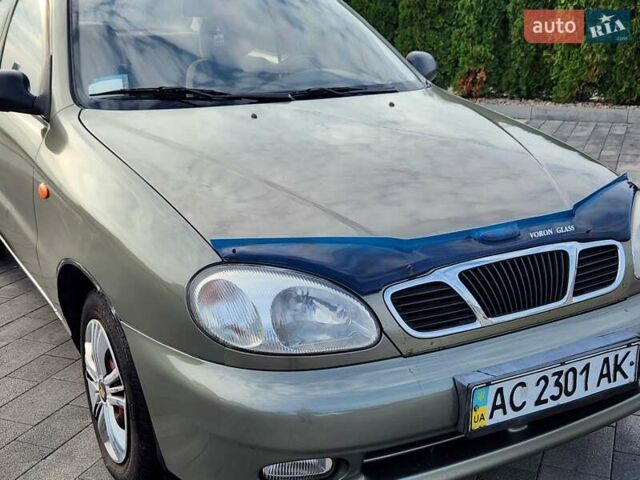 ЗАЗ Ланос 2006 в Луцке на Automoto.ua Зеленый ЗАЗ Ланос, объемом двигателя 1.3 л и пробегом 270 тыс. км за 1350 $, фото 3 на Automoto.ua
