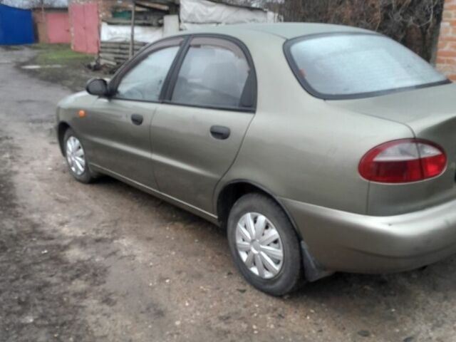 Зеленый ЗАЗ Ланос, объемом двигателя 1.3 л и пробегом 109 тыс. км за 2000 $, фото 2 на Automoto.ua