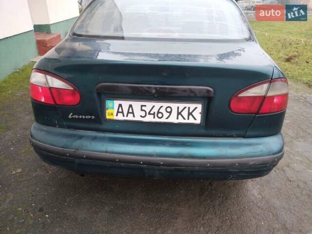 Зеленый ЗАЗ Ланос, объемом двигателя 1.6 л и пробегом 500 тыс. км за 650 $, фото 1 на Automoto.ua
