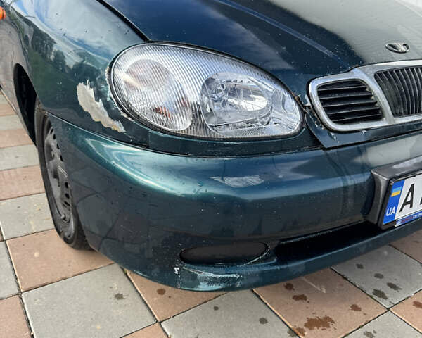 Зеленый ЗАЗ Ланос, объемом двигателя 1.39 л и пробегом 208 тыс. км за 1500 $, фото 1 на Automoto.ua