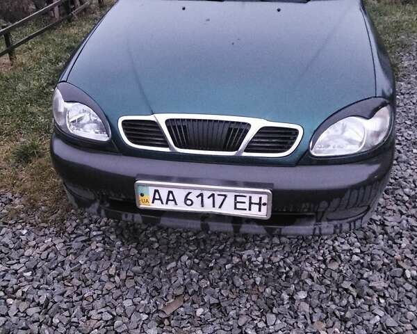 Зеленый ЗАЗ Ланос, объемом двигателя 1.4 л и пробегом 188 тыс. км за 1400 $, фото 1 на Automoto.ua