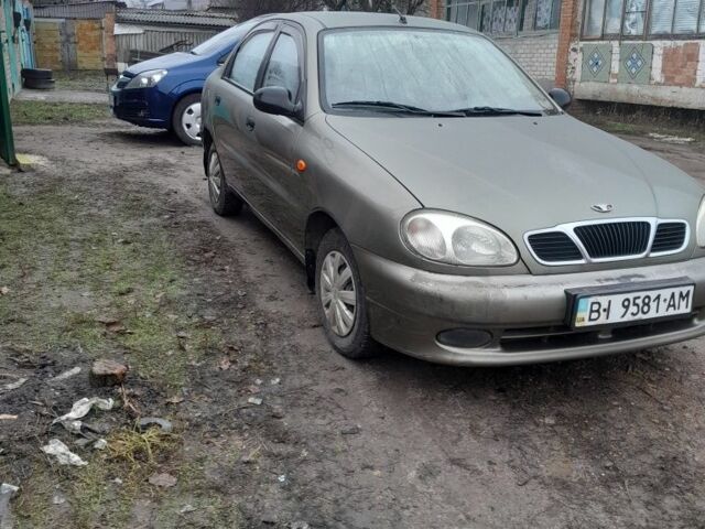 Зеленый ЗАЗ Ланос, объемом двигателя 1.3 л и пробегом 109 тыс. км за 2000 $, фото 1 на Automoto.ua