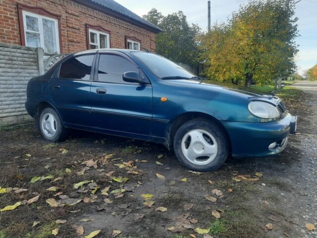 Зеленый ЗАЗ Ланос, объемом двигателя 1.4 л и пробегом 220 тыс. км за 1800 $, фото 2 на Automoto.ua