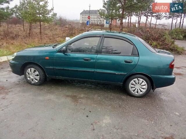 Зеленый ЗАЗ Ланос, объемом двигателя 1.5 л и пробегом 215 тыс. км за 1500 $, фото 1 на Automoto.ua