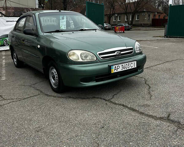 Зеленый ЗАЗ Ланос, объемом двигателя 1.5 л и пробегом 188 тыс. км за 3000 $, фото 1 на Automoto.ua