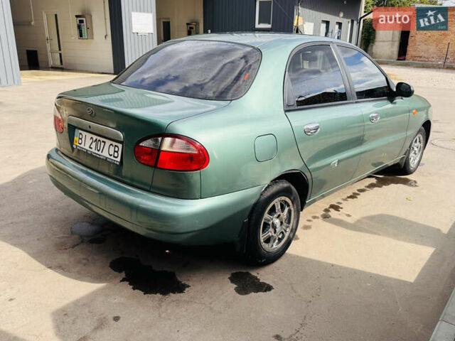 Зеленый ЗАЗ Ланос, объемом двигателя 1.5 л и пробегом 82 тыс. км за 3450 $, фото 10 на Automoto.ua
