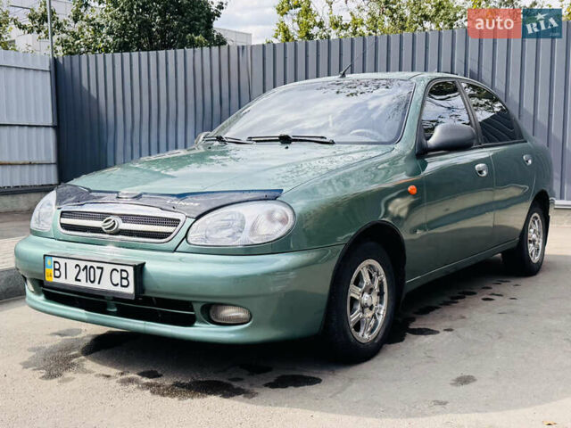 Зеленый ЗАЗ Ланос, объемом двигателя 1.5 л и пробегом 82 тыс. км за 3450 $, фото 7 на Automoto.ua