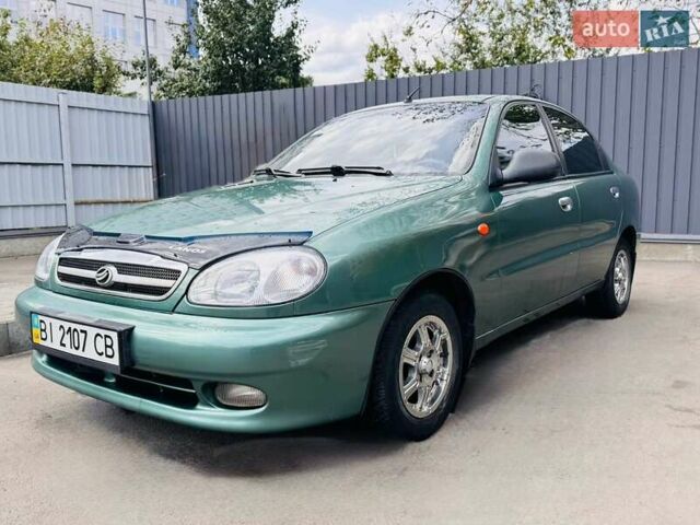 Зеленый ЗАЗ Ланос, объемом двигателя 1.5 л и пробегом 82 тыс. км за 3450 $, фото 1 на Automoto.ua