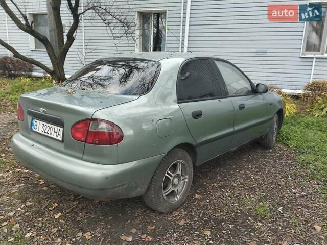 Зелений ЗАЗ Ланос, об'ємом двигуна 1.5 л та пробігом 100 тис. км за 2950 $, фото 1 на Automoto.ua