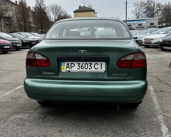 Зеленый ЗАЗ Ланос, объемом двигателя 1.5 л и пробегом 188 тыс. км за 3000 $, фото 4 на Automoto.ua