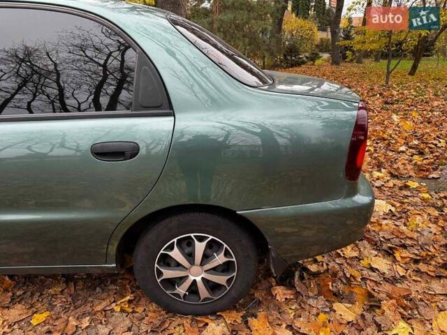 Зеленый ЗАЗ Ланос, объемом двигателя 1.5 л и пробегом 130 тыс. км за 3190 $, фото 9 на Automoto.ua