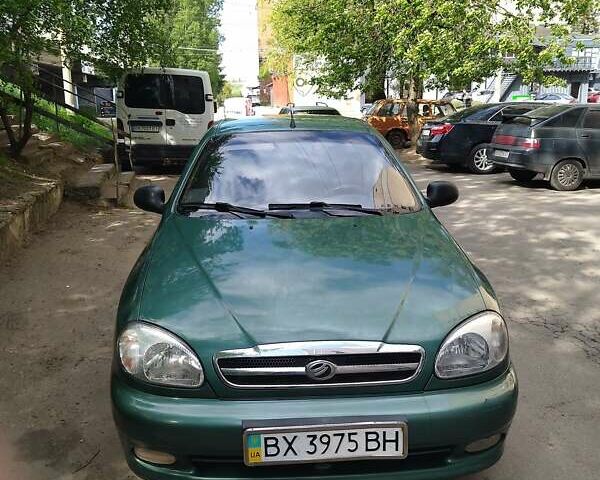 Зеленый ЗАЗ Ланос, объемом двигателя 1.5 л и пробегом 147 тыс. км за 3500 $, фото 1 на Automoto.ua