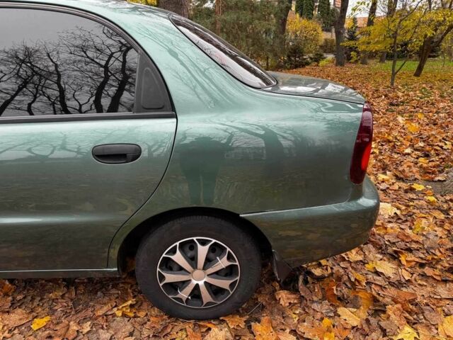 Зеленый ЗАЗ Ланос, объемом двигателя 1.5 л и пробегом 130 тыс. км за 3190 $, фото 9 на Automoto.ua