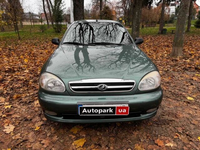 Зеленый ЗАЗ Ланос, объемом двигателя 1.5 л и пробегом 130 тыс. км за 3190 $, фото 1 на Automoto.ua