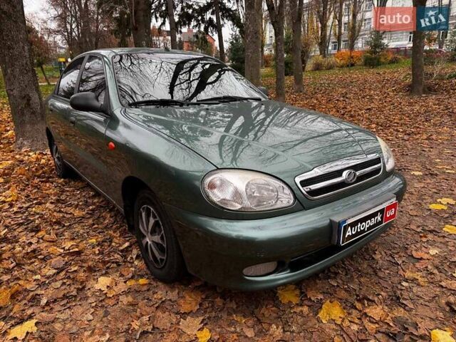 Зеленый ЗАЗ Ланос, объемом двигателя 1.5 л и пробегом 130 тыс. км за 3190 $, фото 2 на Automoto.ua