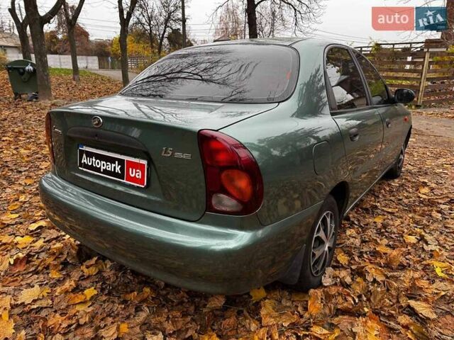 Зеленый ЗАЗ Ланос, объемом двигателя 1.5 л и пробегом 130 тыс. км за 3190 $, фото 5 на Automoto.ua