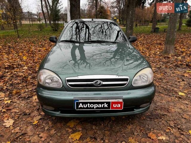 Зеленый ЗАЗ Ланос, объемом двигателя 1.5 л и пробегом 130 тыс. км за 3190 $, фото 1 на Automoto.ua