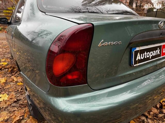 Зеленый ЗАЗ Ланос, объемом двигателя 1.5 л и пробегом 130 тыс. км за 3190 $, фото 8 на Automoto.ua