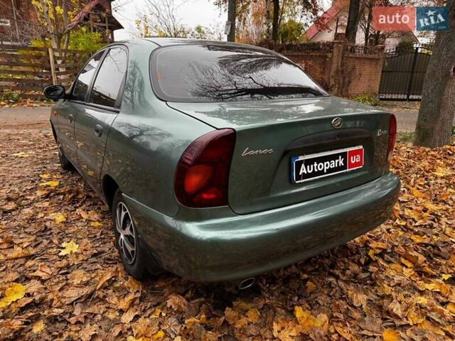 Зеленый ЗАЗ Ланос, объемом двигателя 1.5 л и пробегом 130 тыс. км за 3190 $, фото 7 на Automoto.ua