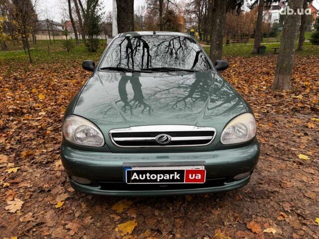 Зеленый ЗАЗ Ланос, объемом двигателя 1.5 л и пробегом 130 тыс. км за 3190 $, фото 1 на Automoto.ua