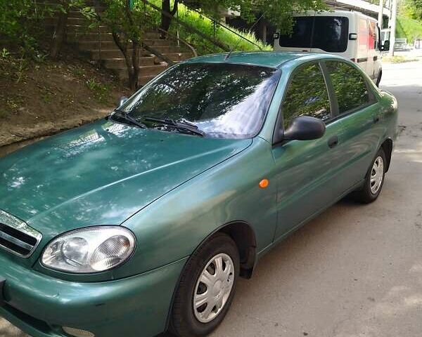 Зеленый ЗАЗ Ланос, объемом двигателя 1.5 л и пробегом 147 тыс. км за 3500 $, фото 2 на Automoto.ua