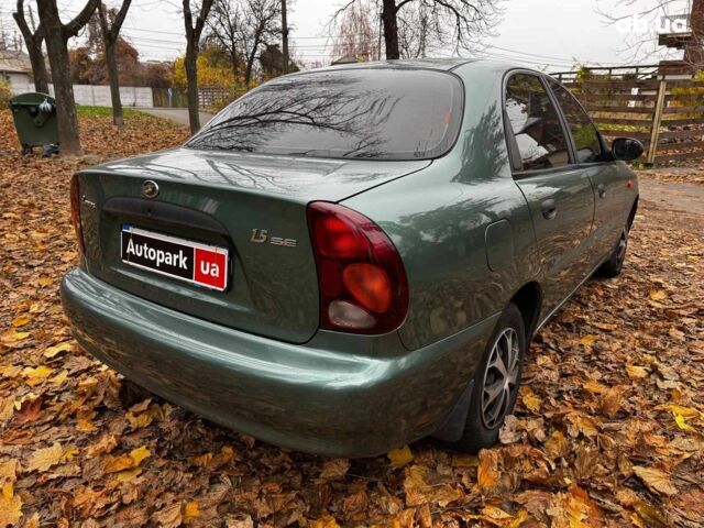 Зеленый ЗАЗ Ланос, объемом двигателя 1.5 л и пробегом 130 тыс. км за 3190 $, фото 5 на Automoto.ua