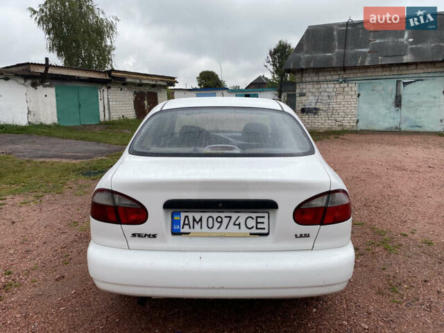 ЗАЗ Сенс 2007 в Овруче на Automoto.ua Белый ЗАЗ Сенс, объемом двигателя 1.3 л и пробегом 204 тыс. км за 1100 $, фото 5 на Automoto.ua
