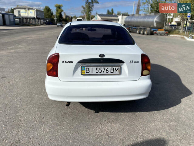 Білий ЗАЗ Sens, об'ємом двигуна 1.3 л та пробігом 170 тис. км за 2450 $, фото 4 на Automoto.ua