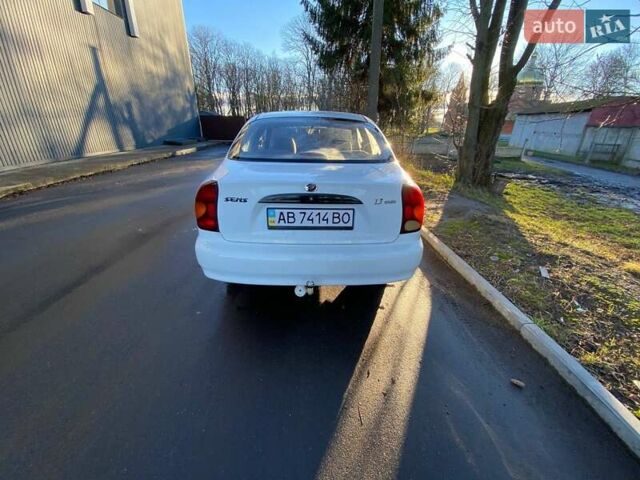 Белый ЗАЗ Сенс, объемом двигателя 1.3 л и пробегом 145 тыс. км за 2350 $, фото 5 на Automoto.ua