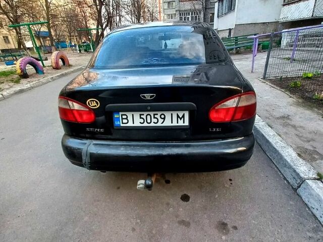 Черный ЗАЗ Сенс, объемом двигателя 1.3 л и пробегом 230 тыс. км за 1700 $, фото 3 на Automoto.ua