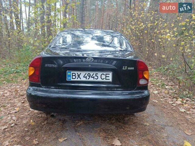 Чорний ЗАЗ Sens, об'ємом двигуна 1.3 л та пробігом 238 тис. км за 2200 $, фото 9 на Automoto.ua