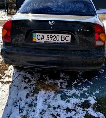 Черный ЗАЗ Сенс, объемом двигателя 1.3 л и пробегом 211 тыс. км за 2500 $, фото 1 на Automoto.ua