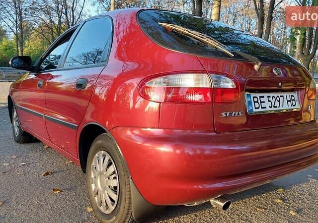 Червоний ЗАЗ Sens, об'ємом двигуна 1.3 л та пробігом 57 тис. км за 3700 $, фото 7 на Automoto.ua