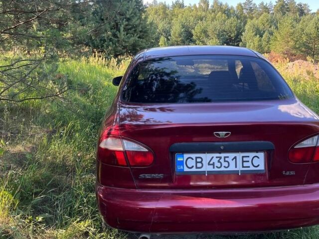 Красный ЗАЗ Сенс, объемом двигателя 1.3 л и пробегом 171 тыс. км за 1750 $, фото 2 на Automoto.ua