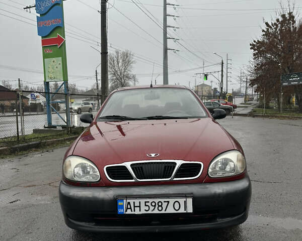 Красный ЗАЗ Сенс, объемом двигателя 1.3 л и пробегом 88 тыс. км за 1650 $, фото 1 на Automoto.ua