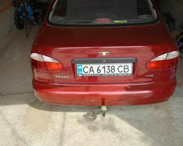 Красный ЗАЗ Сенс, объемом двигателя 1.3 л и пробегом 143 тыс. км за 2200 $, фото 3 на Automoto.ua