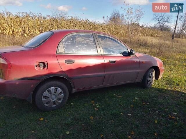 ЗАЗ Сенс 2008 в Прилуках на Automoto.ua Красный ЗАЗ Сенс, объемом двигателя 1.3 л и пробегом 432 тыс. км за 1200 $, фото 2 на Automoto.ua